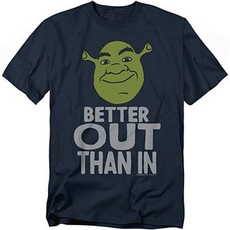 Big & Tall Original & Unrestored Shrek Better Out Than In Graphic Tee