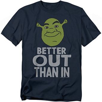 Big & Tall Original & Unrestored Shrek Better Out Than In Graphic Tee