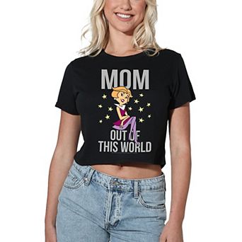Women's Out Of This World Mom Crop Tee