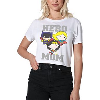 Women's Hero Mom Chibi Crop Tee