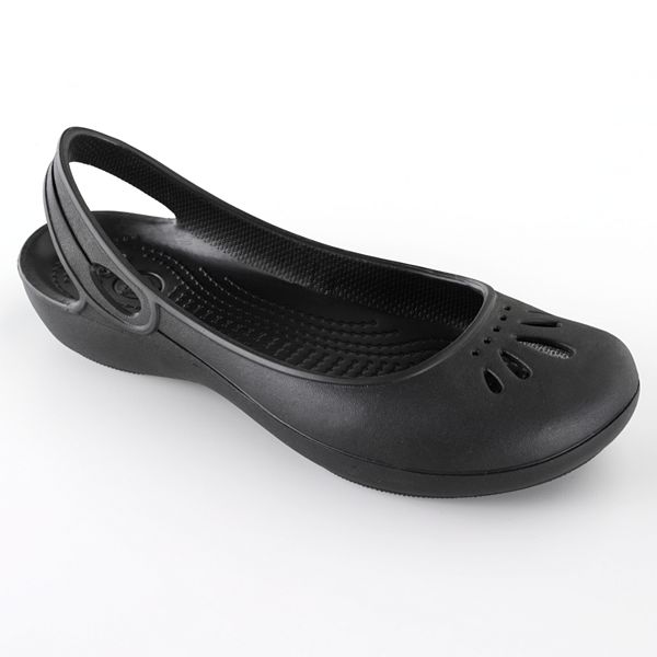 crocs slingback flats