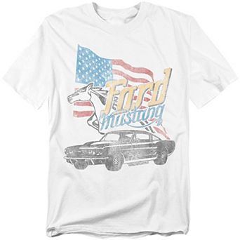 Big & Tall Original & Unrestored Mustang USA Graphic Tee