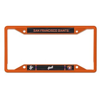 WinCraft San Francisco Giants 2025 City Connect Laser Cut Metal License Plate Frame