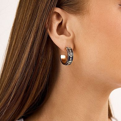 WEAR By Erin Andrews x BaubleBar Minnesota Twins Enamel Hoop Earrings