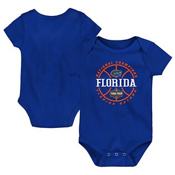 Newborn Royal Florida Gators 2025 NCAA Men's Basketball National Champions Slam Dunk Bodysuit