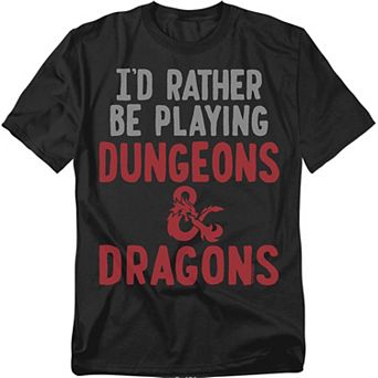 Big & Tall Original & Unrestored Dungeons And Dragons Graphic Tee
