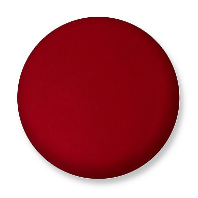 St. Nicholas Square® Poinsettia Beaded Round Throw Pillow
