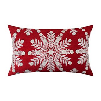 St. Nicholas Square® Snowflake Decorative Throw Pillow