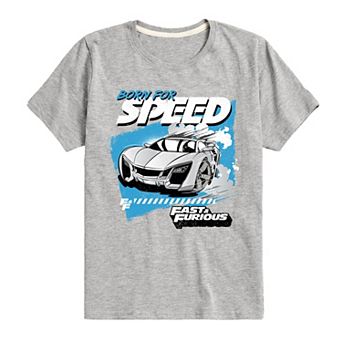 Boys 8-20 Fast And Furious Born For Speed Graphic Tee