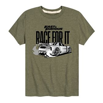 Boys 8-20 Fast And Furious Race For It Graphic Tee