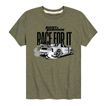 Boys 8-20 Fast And Furious Race For It Graphic Tee