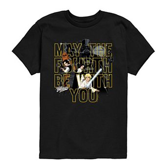 Boys 8-20 Star Wars May The Fourth Be With You Graphic Tee