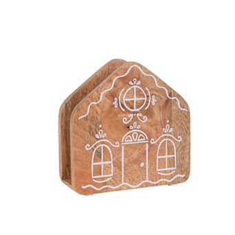 St. Nicholas Square® Gingerbread Wood Napkin Holder