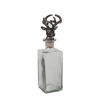 St. Nicholas Square® Woodland Stag Glass Decanter