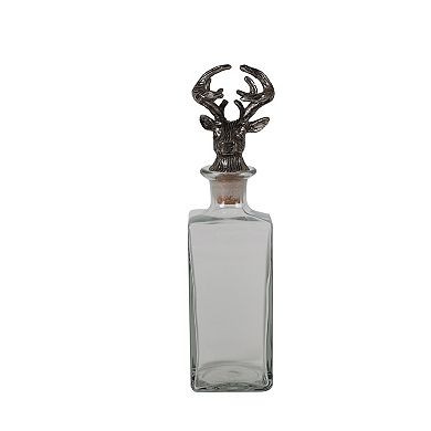 St. Nicholas Square® Woodland Stag Glass Decanter