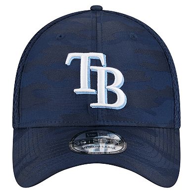 Youth New Era Navy Tampa Bay Rays Camo 39THIRTY Flex Hat