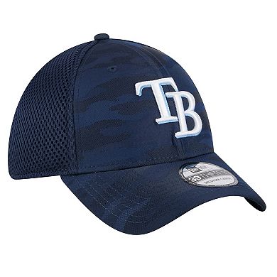 Youth New Era Navy Tampa Bay Rays Camo 39THIRTY Flex Hat