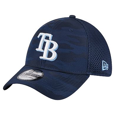 Youth New Era Navy Tampa Bay Rays Camo 39THIRTY Flex Hat