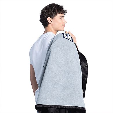 Men's Starter Black San Francisco Giants Cooperstown Collection Point Man Full-Snap Coaches Jacket