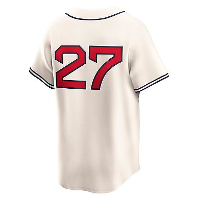 Men's Nike Seiya Suzuki Cream Chicago Cubs Throwback Cooperstown Collection Limited Jersey