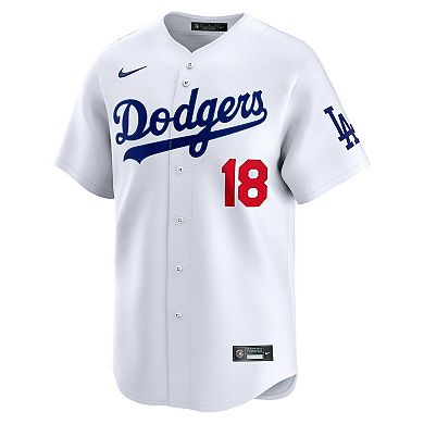 Men's Nike Yoshinobu Yamamoto White Los Angeles Dodgers Home Limited Player Jersey