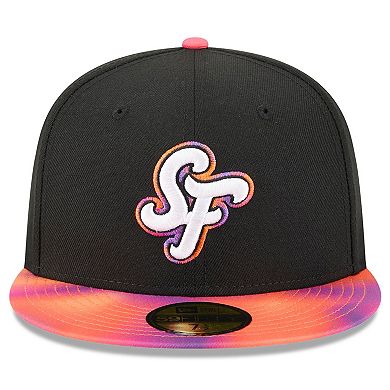 Men's New Era Black/Orange San Francisco Giants 2025 City Connect 59FIFTY Fitted Hat