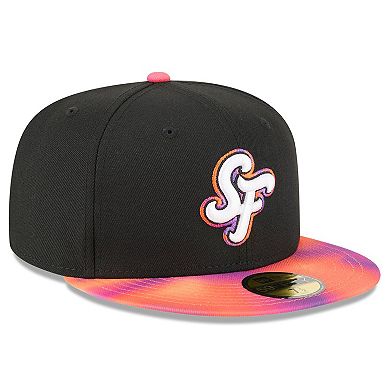 Men's New Era Black/Orange San Francisco Giants 2025 City Connect 59FIFTY Fitted Hat