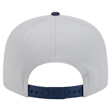 Men's New Era Gray/Navy Miami Marlins 2-Tone Color Pack 9FIFTY Snapback Hat