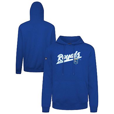 Men's Levelwear Royal Kansas City Royals Podium Fleece Pullover Hoodie