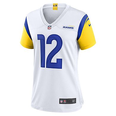 Women's Nike Puka Nacua White Los Angeles Rams Game Player Jersey