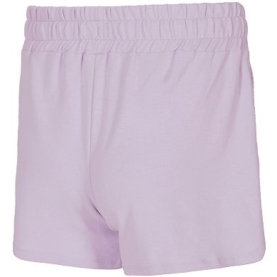 Women's Concepts Sport Lavender San Francisco Giants Elevation Tri-Blend Long Sleeve Top & Shorts Set