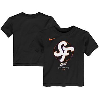 Toddler Nike Black San Francisco Giants 2025 City Connect Logo T-Shirt
