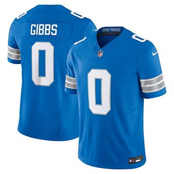 Men's Nike Jahmyr Gibbs Blue Detroit Lions Vapor F.U.S.E. Limited Jersey