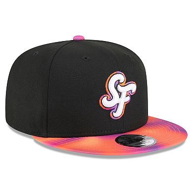 Men's New Era Black/Orange San Francisco Giants 2025 City Connect 9FIFTY Snapback Hat