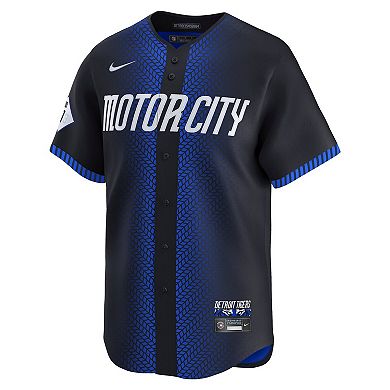 Men's Nike Blue Detroit Tigers City Connect Limited Jersey