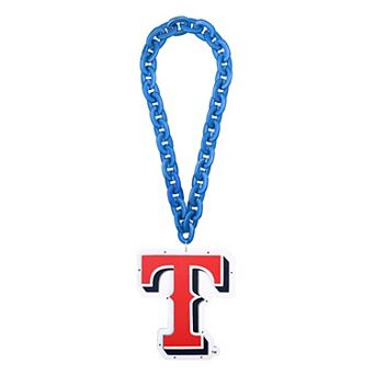 FOCO Texas Rangers Light Up Big Logo Fan Chain
