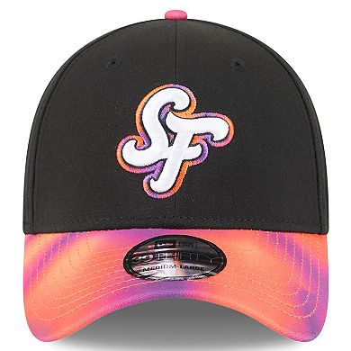 Men's New Era Black/Orange San Francisco Giants 2025 City Connect 39THIRTY Flex Hat
