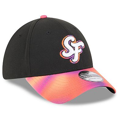 Men's New Era Black/Orange San Francisco Giants 2025 City Connect 39THIRTY Flex Hat