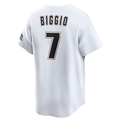Men's Nike Craig Biggio White Houston Astros Throwback Cooperstown Collection Limited Jersey