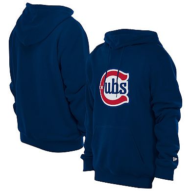 Men's New Era Navy Chicago Cubs Star Alternative Logo Pullover Hoodie