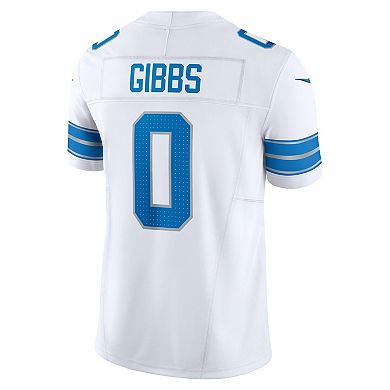 Men's Nike Jahmyr Gibbs White Detroit Lions Vapor F.U.S.E. Limited Jersey