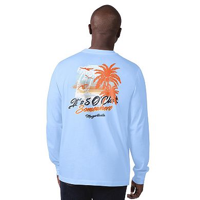 Margaritaville Men's Island Reserve Tropical Fibes Long Sleeve Shirt