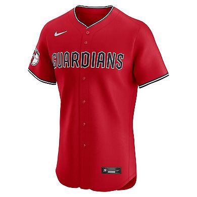 Men's Nike Red Cleveland Guardians Alternate Elite Jersey