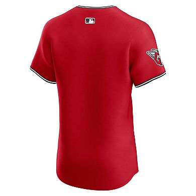 Men's Nike Red Cleveland Guardians Alternate Elite Jersey