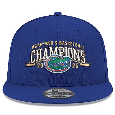 Men's New Era Royal Florida Gators 2025 NCAA Men's Basketball National Champions 9FIFTY Snapback Hat