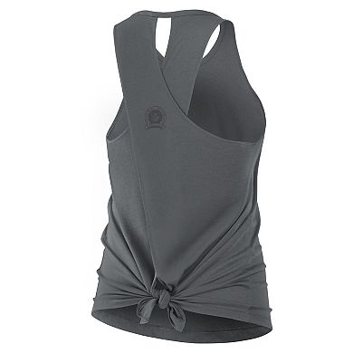 Women's Nike Gray New Orleans Saints Established Date Crisscross Performance Tank Top