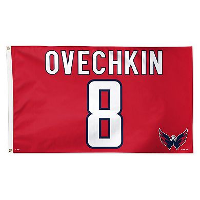 WinCraft Alexander Ovechkin Washington Capitals 3' x 5' One-Sided Deluxe Player Flag