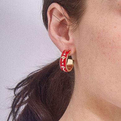 WEAR By Erin Andrews x BaubleBar Philadelphia Phillies Enamel Hoop Earrings