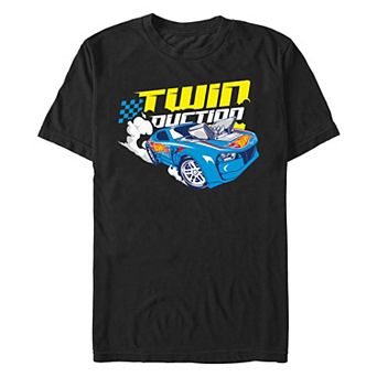 Big & Tall Hot Wheels Twin Duction Graphic Tee