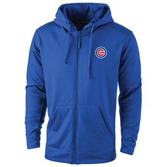 Men's Dunbrooke Royal Chicago Cubs Trophy Full-Zip Hoodie